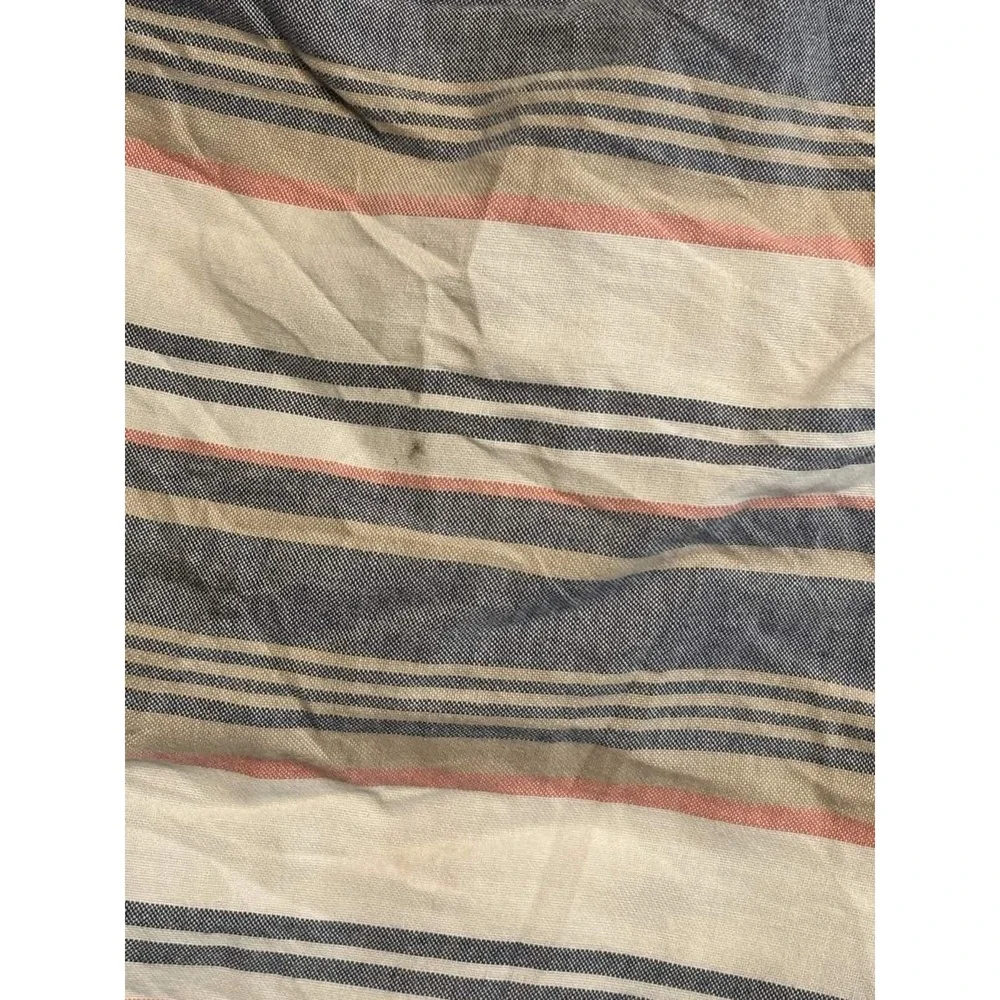 Tommy Hilfiger Mens 36 Multicolor Striped Chino Shorts 100% Cotton 9 Inseam
